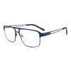 Readers Men Blue Light Blocking Reading Glasses Metal Frame Spring Hinge Presbyopia +0.50-3.5 Diopter Magnifier Lens Eyewear