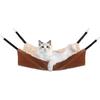Cat Hammock Bed, Medium Reversible Pet Cage Hammock Hanging Soft Cat Bed for Kitten Ferret Puppy or Small Pet