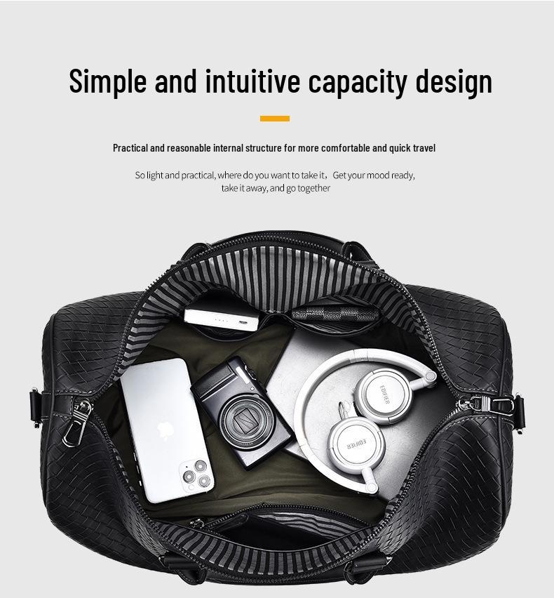 CateiKarrui Men's Large Capacity Business Travel Handbag