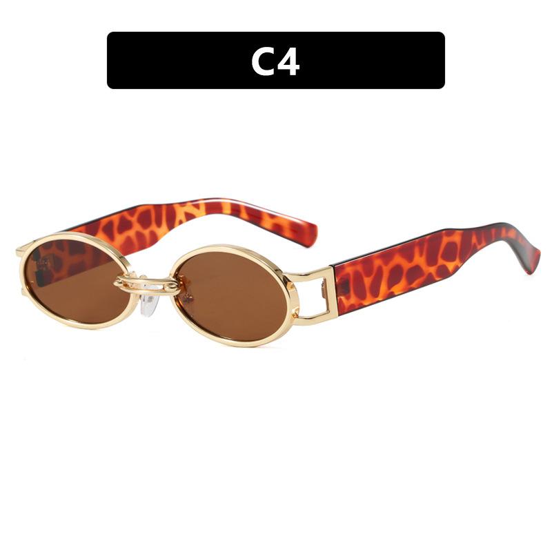 Protective Glasses Rimless Polygon Gradient Sunglasses Women Metal Frame Vintage Stylish Oversized Design Sun Glasses Uv400