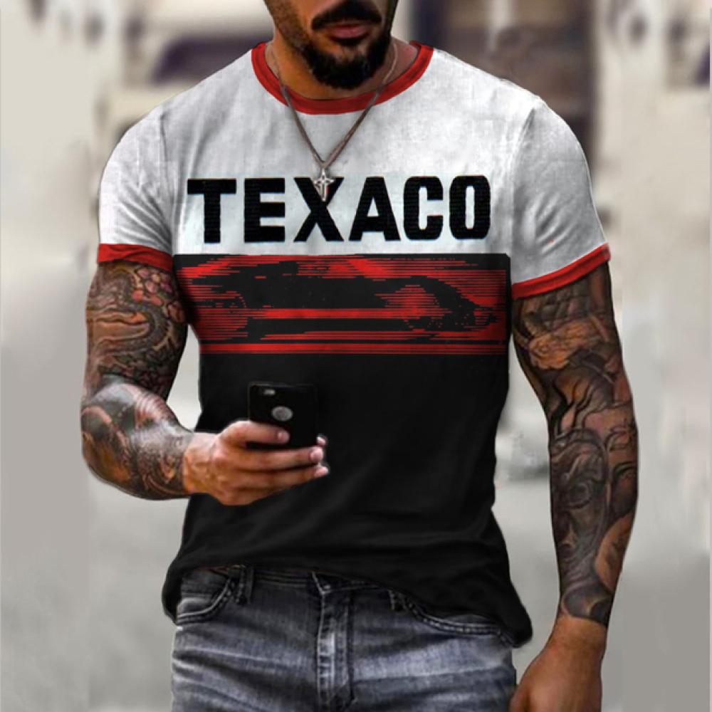 Summer New Graphic Casual Short Sleeved T Shirt For Men Oversized Streetwear 3D Digital Printing Large Size Top Tees For Male