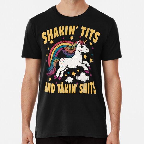 

Трясти сиськами и срать - Смешная футболка Unico S-5XL Лучшая футболка 2XL