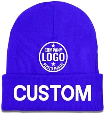 Custom Unisex Beanies with 3D Embroidery Personalized Logo Winter Hats-100% Acrylic Common Fabric