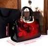 Handbag Women'S Fashion Patent Leather Mom Ladies Bag Medium Atmosphere Crossbody Bag