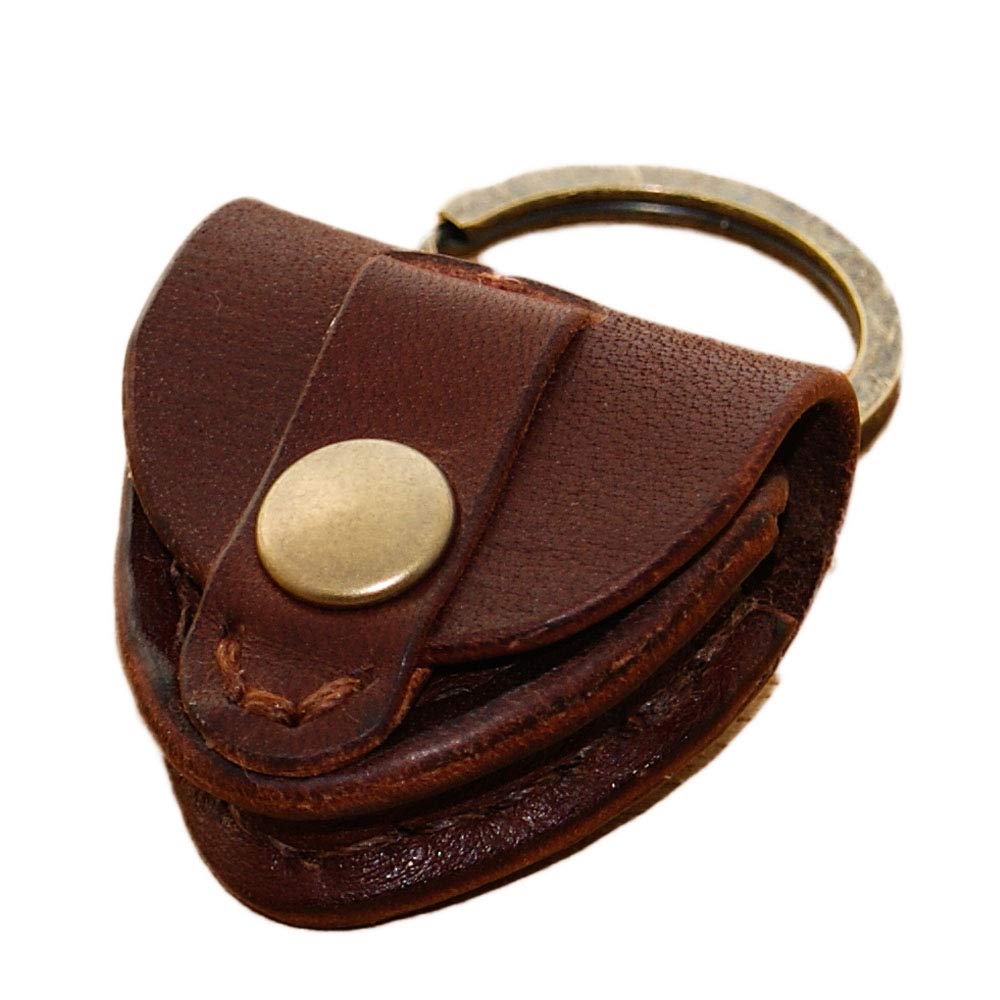 Bottega Glicine Pick Case Fully Premium Italian Leather [Dark Brown] - Vegetable-Tanned