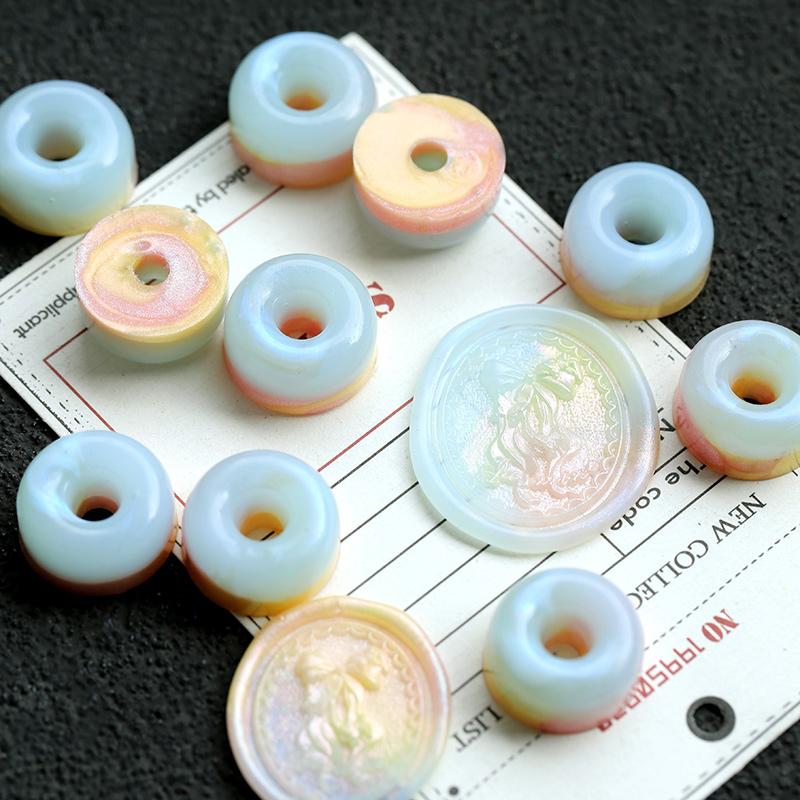 Pearlescent Mixed-Color Sealing Wax Beads Set Breakable Creative Shaped Chocolate Wax for DIY Crafts and Journaling