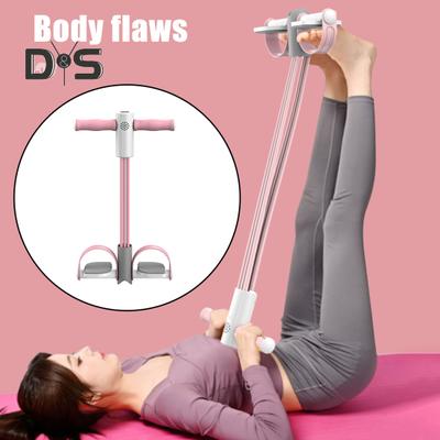Pedal-Widerstandsband mit digitalem Zähler, multifunktionales Spannseil, 4/6-Rohr, elastischer Yoga-Pedal-Abzieher, Körper-Stretching-Trainer, Heim-Fitnessstudio-Workout