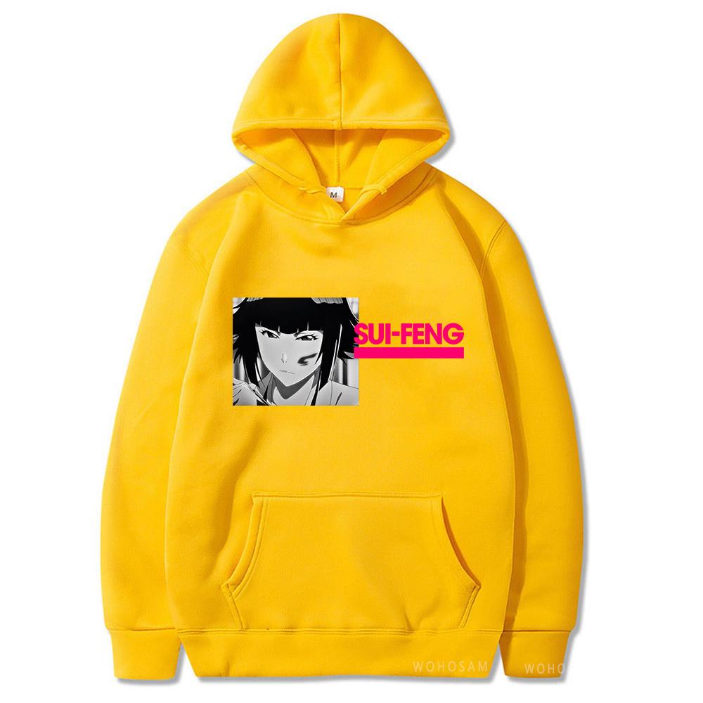 

СУЙ-ФЭН Отбеливатель: Тысячелетняя толстовка с принтом «Кровавая война» и дугой, аниме Манга, мужская и женская модная толстовка в стиле Харадзюку с круглым вырезом, осенне-зимняя уличная толстовка 4XL жёлтый