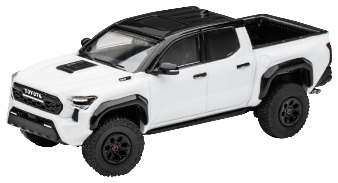 Freestyle GCD Toyota Tacoma TRD PRO ICE CAP WHITE DiecastTalk Special Order Finished Model 1/64 DTG0039-WH