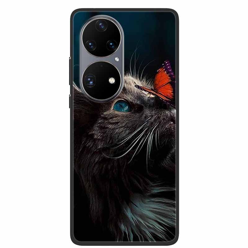 Phone Case For Huawei P50 Pro Cover Soft Silicone Cool coque For Huawei P50Pro P50 Pro 5G Back Cases P 50 Pro Fashion TPU Fundas