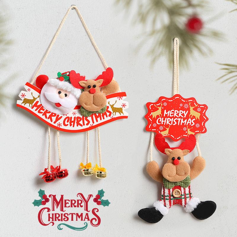 Weihnachts-Hängedekoration Weihnachtsmann Schneemann Anhänger Neujahr Hausparty Deko Weihnachtsbaum Zubehör Navidad 2025 Zubehör