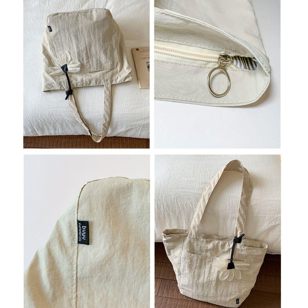 Lightweight Nylon Shoulder Bag Waterproof Handbag Fashionable Tote Bag  Women