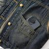 Retro Denim Vest Women's Short Spring and Autumn Loose Sleeveless Waistcoat Vest with A Small Jacket