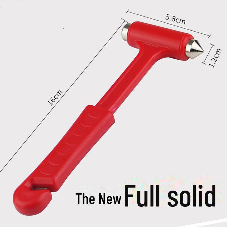 Compact 2-in-1 Car Safety Hammer: Emergency Escape Tool with Window Breaker