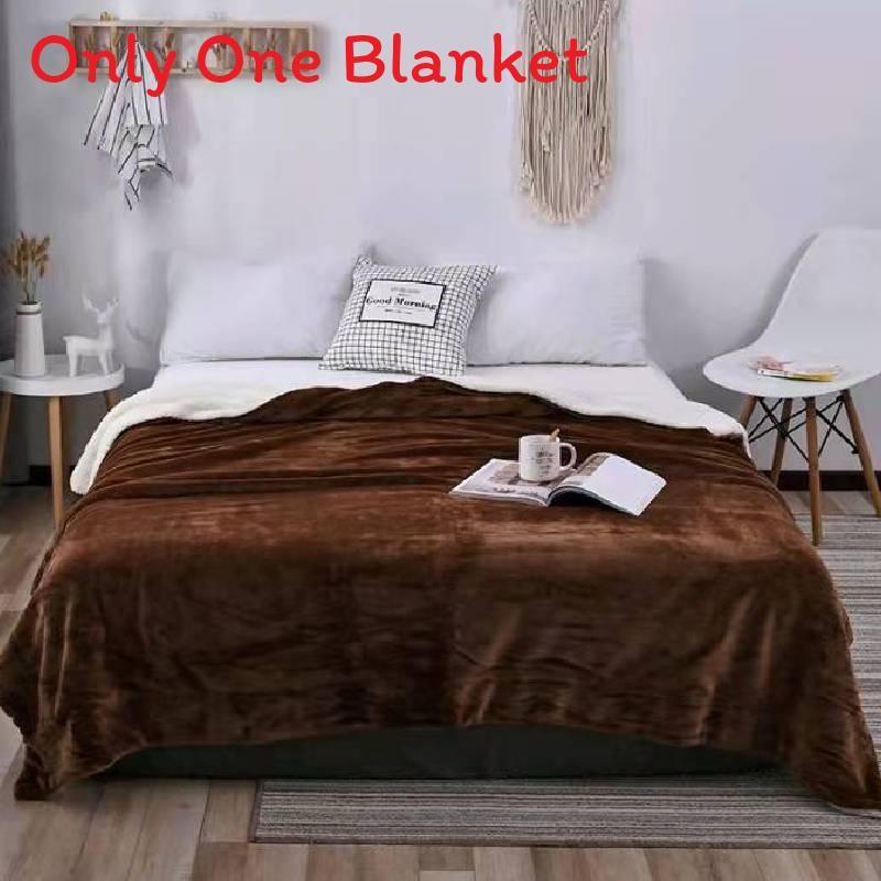 

Colors Lightweight Solid Polyester Coral Fleece Blanket For Bedroom Use Lounge 150 X 200 CM кофейный