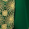 Dubai Muslim Brocade Embroidered Mid-Length Sleeve Evening Abaya Dress