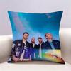 CColdplay Band  Doublesided print Pillow Case for Sofa Living Room Home office Decor Protective Cover