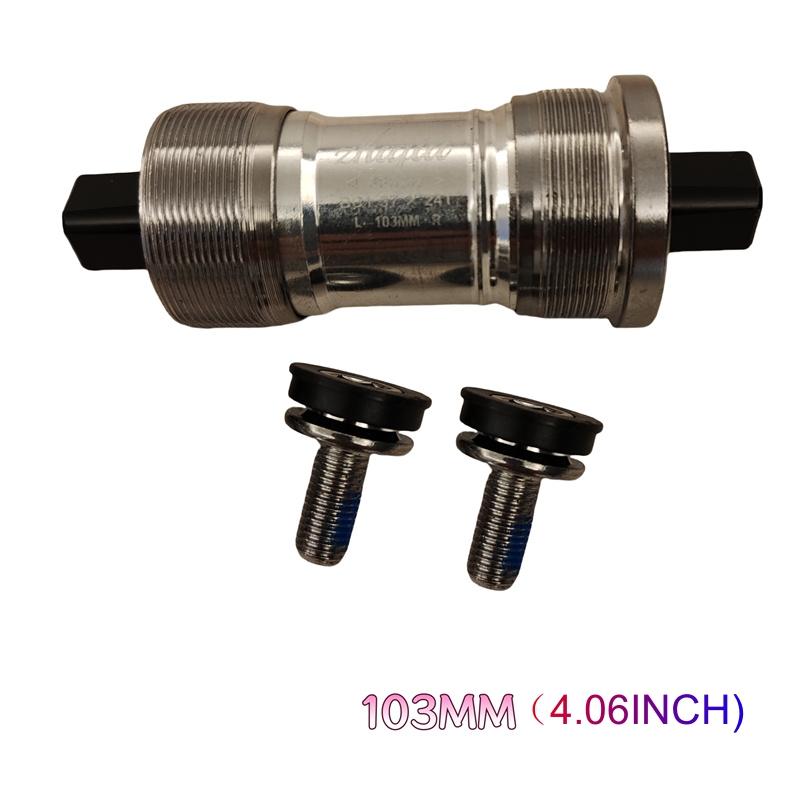 Bike Bottom Bracket,Mountain Bike Square-Taper Bottom Bracket 68mm, 103/110.5/113/118/120/122.5/124.5/127.5MM BB103MM