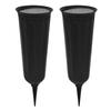 6Pieces Cemetery Vases with Spikes and Foam Inserts for Grave Site Floral Arrangements for Artificial or Freshing Flower