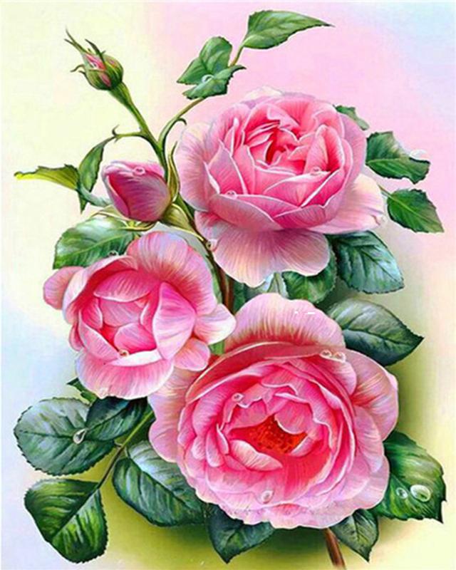 5D Diamant Malerei Neue Blumen Diamant Stickerei Kreuz Stich Landschaft Bilder Von Strass Mosaik Wohnkultur