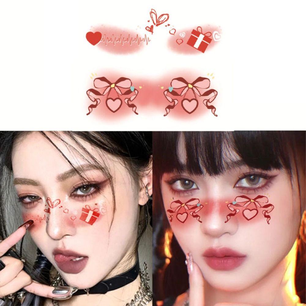 Waterproof Freckles Blush Stickers Long Lasting Makeup Stickers Face Temporary Tattoos  Concert