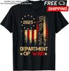 Department of War Established 2025 Re-Established American Flag Unisex T-Shirt