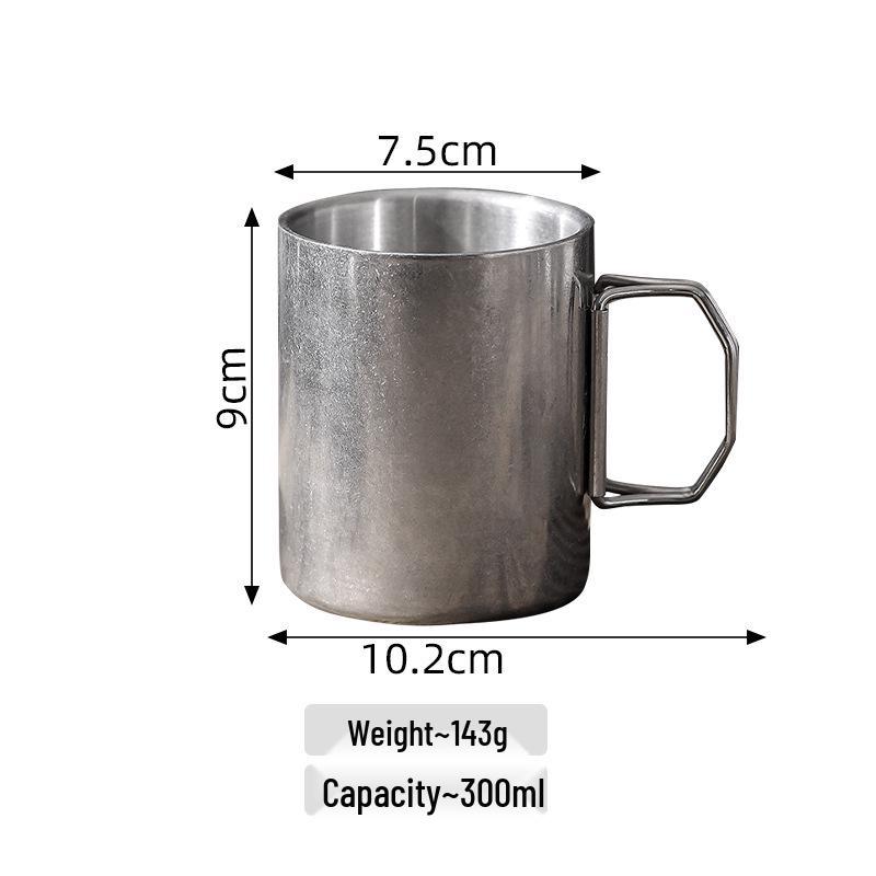 Retro Camping Foldable Cup & Bowl - Outdoor Picnic Tableware with Custom Logo