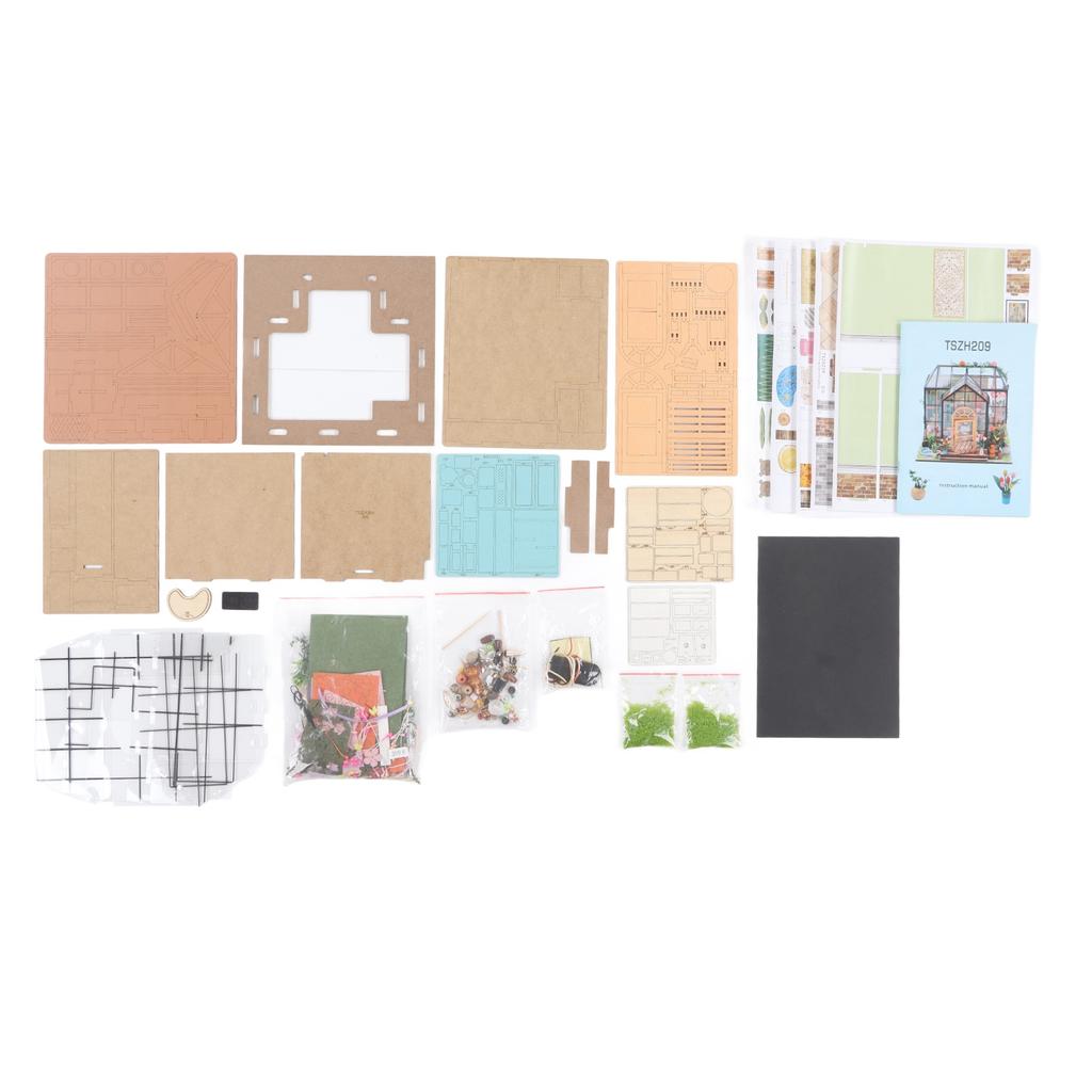 DIY Miniature Dollhouse Kit 1:24 Scale Dollhouse Puzzle Toy for Home Party Entertainment Above 14