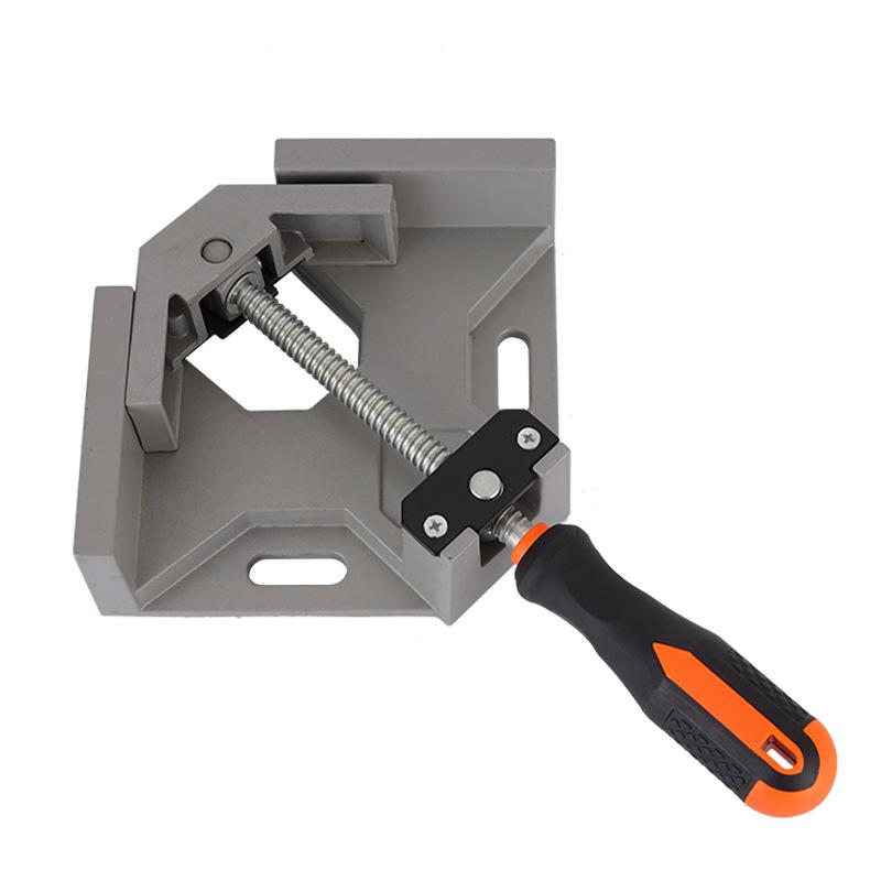 1Pc Corner Clamp 90 Degree Right Angle Clamps Woodworking Corner Clamps with Adjustable Aluminum Alloy Swing Jaw