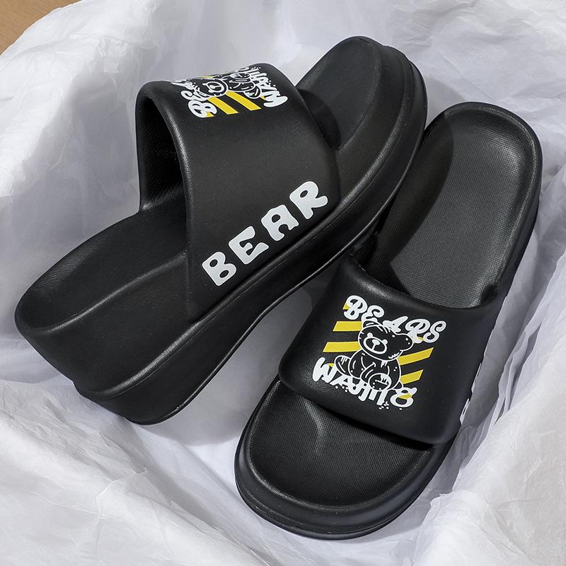 Slippers Female Non-slip Home Soft Bottom Trend Thick Bottom Can Be Worn Outside Sandals Slippers