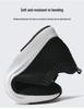 Men's Summer Breathable Fly Knit White Sports Shoes with 7cm Height Increase