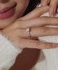 Helene Jewelry Silver 925 1-Carat Heart Cut Moissanite Miss Ring (Type A)