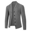 Men Loose Long Sleeve Turn Down Collar Knitted Cardigan Casual Sweater Outerwear