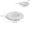 European-Style Palace Vintage Relief Pattern Storage Tray Decorative Piece DIY Oval Picture Frame Silicone Mold