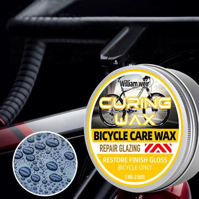 80G Bicycle Maintenance Wax Mountain Bike Lubricant Scratch Remover Paint Polishing Solid Wax Portable Bike Repair Oil
