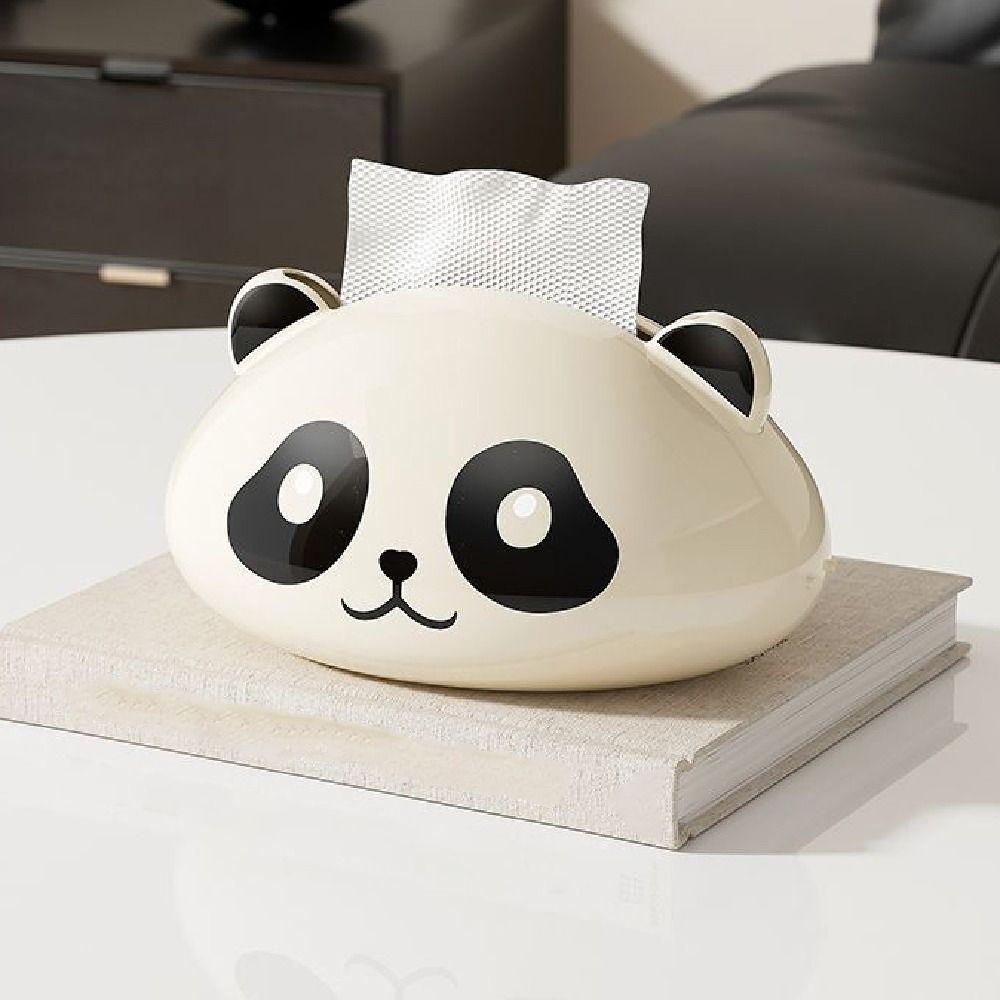 Magnetic Tissue Storage Box Animal Panda Paper Container Gift Paper Towel Case Kitchen