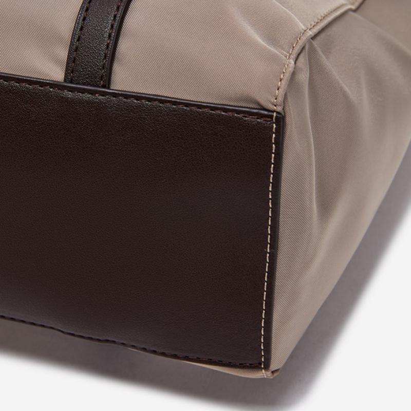 By ESquire Women S Elo Nylon Tote Bag S Beige