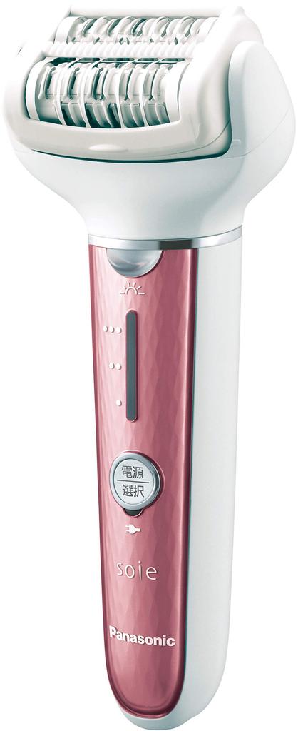 Panasonic Soie Epilator for Body and Exfoliating, 5 Attachments, Pink, ES-EL8B-P