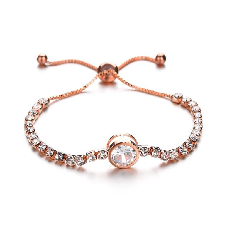 Versatile Fashion Bestseller: Fresh Geometric Zircon Adjustable Bracelet