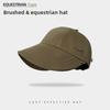Drying Quick Equestrian Hat With Wide Brim And Solid Color Design For Daily