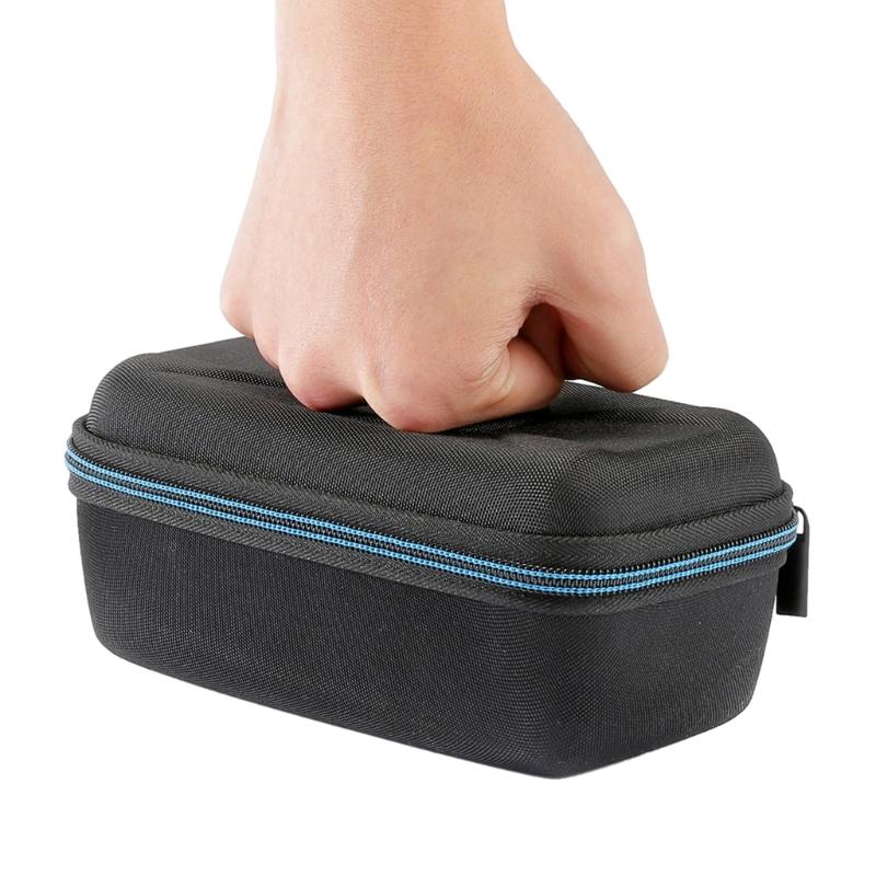 Square Speaker Bag Shockproof Carrying Storage Box for BOGASING M5 Speaker Bag with Inner Pocket Protective Holder