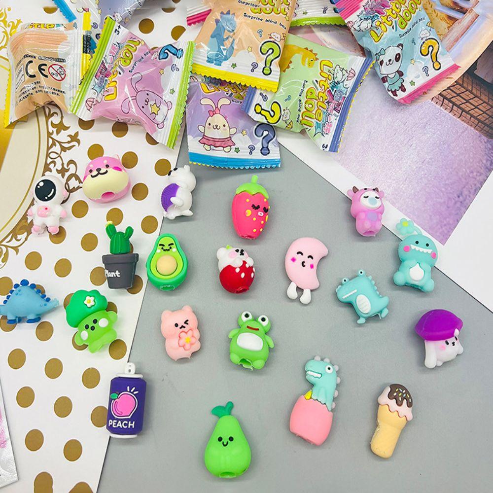 Surprise Dinosaur Blind Box Random Style Pen Set Toy Independent Packaging Blind Bag Mini Kawaii Animal Model Toy Blind Bag