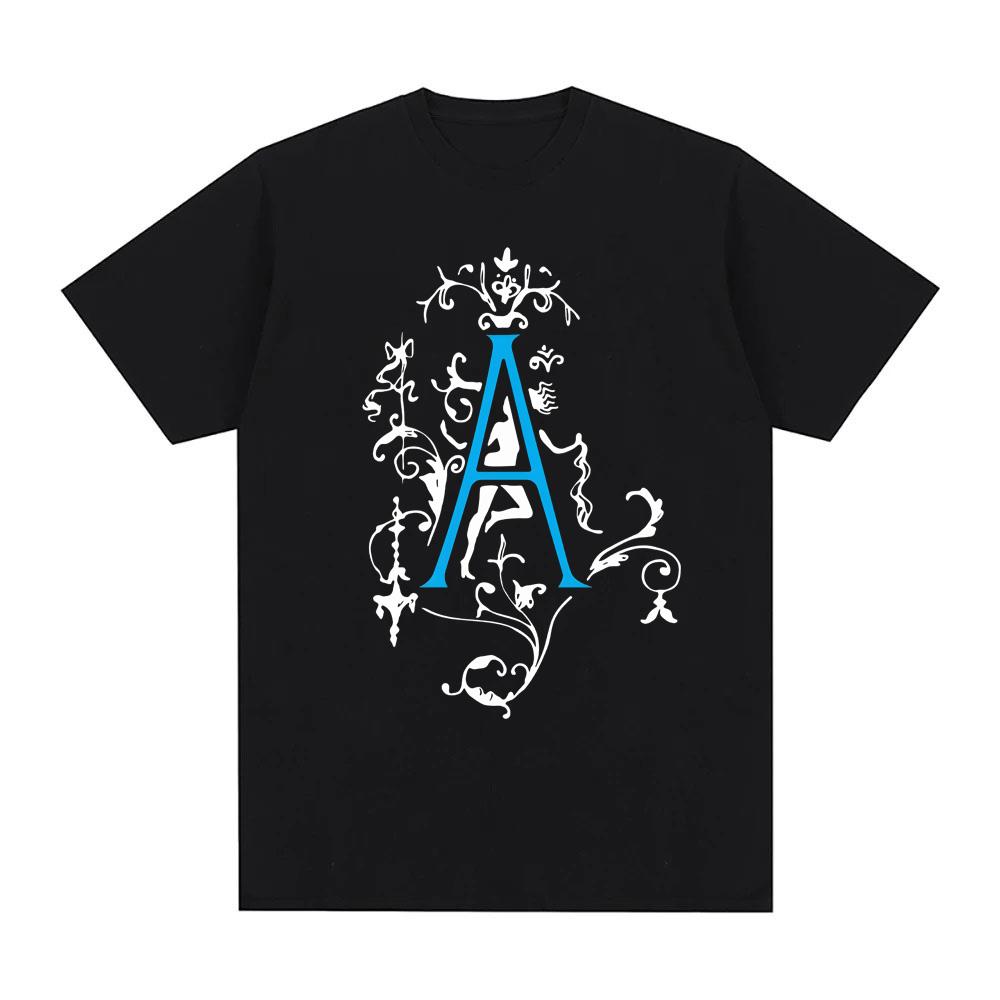 

Addison 2026 New Style Casual T-Shirt Summer Graphic Printing T Shirt 100%Cotton Comfortable Tee Unisex Short Sleeve Tops XS чёрный