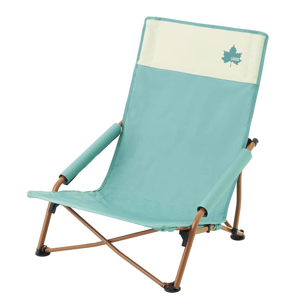 LOGOS Life Agra Chair (Colorful Logos) 73311002 Light Blue Outdoor Folding Camping Chair