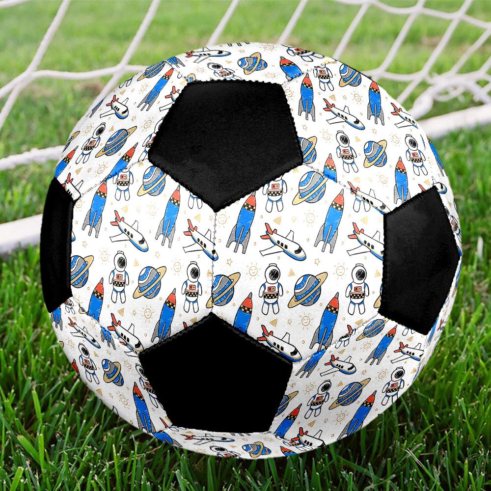 1PC Space Exploration Adventure Soccer Ball Size 5 Football Machine Sewn Indoor/Outdoor Universal Football W114