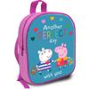 Batoh Peppa Pig do školky 29 cm Růžová/Modrá Dětský školní batoh Lehký Odolný Batoh do předškolního zařízení
