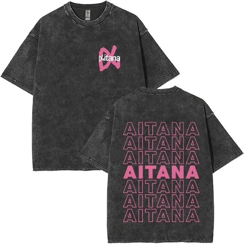 

Washed Vintage Singer Aitana Graphic Tshirt CUARTO AZUL Print Tshirts Men Women Men Women Clothing Classi high quality tees S