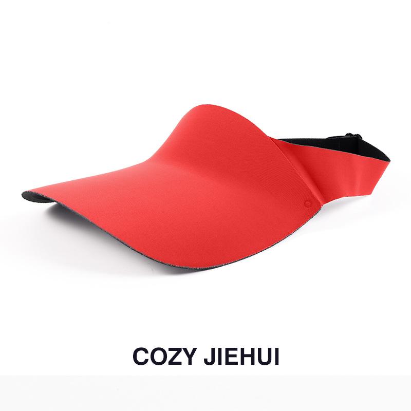 Traceless sun hat women's foldable empty top hat summer UV protection large brim sun hat student sun hat