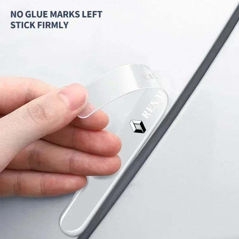 Car Door Bowl Anti-scratch Sticker Decals Auto Accessories For Renault Fluence 3 Laguna Scenic Latitude Talisman Kadjar Captur r888