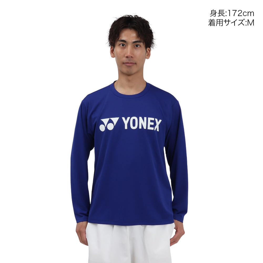 YONEX Long Sleeve Midnight Navy Small T-Shirt, (472)
